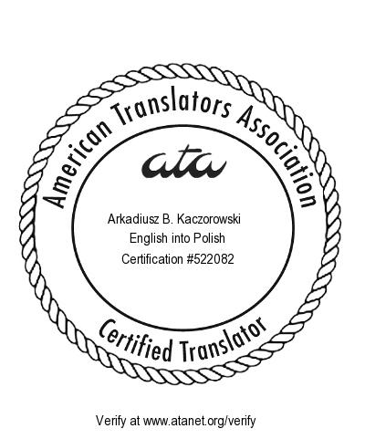 ATA-certified translator